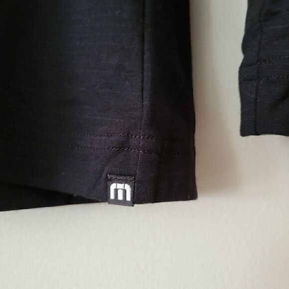Travis Mathew Crestview 1/4 Zip Pullover Black Logo NWT M - Picture 6 of 11